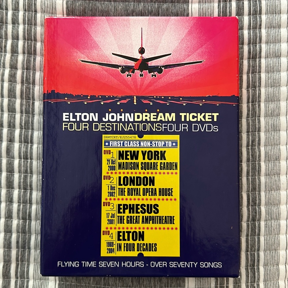 Elton John four destinations for DVD box set